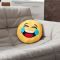 Pliušinė pagalvė "Emocija: juokas" (30cm)