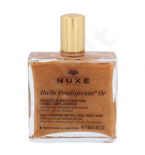 NUXE Huile Prodigieuse Or, Multi Purpose Dry Oil Face, Body, Hair, kūno aliejus moterims, 50ml, (Testeris)