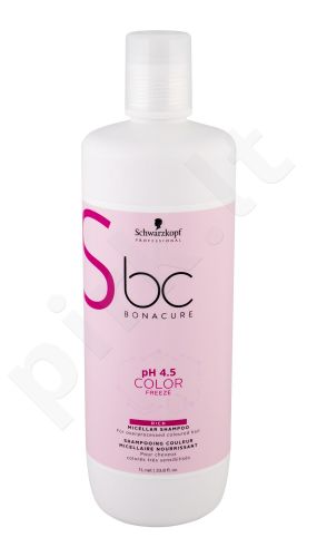 Schwarzkopf BC Bonacure, pH 4.5 Color Freeze Rich Micellar, šampūnas moterims, 1000ml