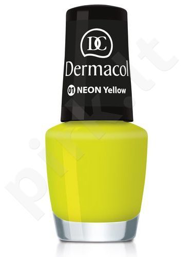 Dermacol Neon, nagų lakas moterims, 5ml, (20 Malibu)