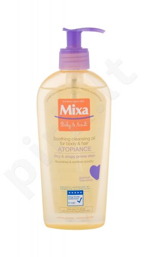 Mixa Atopiance, Soothing Cleansing Oil, dušo aliejus vaikams, 250ml