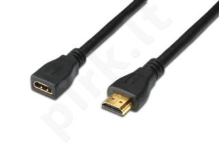 Kabelis Digitus HDMI High Speed extension cable, type A/M to type A/F 2,0m