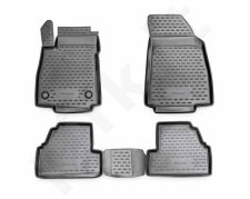 Guminiai kilimėliai 3D OPEL Mokka 2012-> 4 pcs. /L51021G /gray