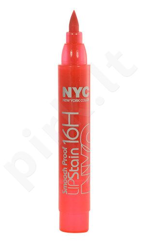 NYC New York Color Smooch Proof 16H Lip Stain, lūpdažis moterims, 3ml, (496 Forever Fuchsia)
