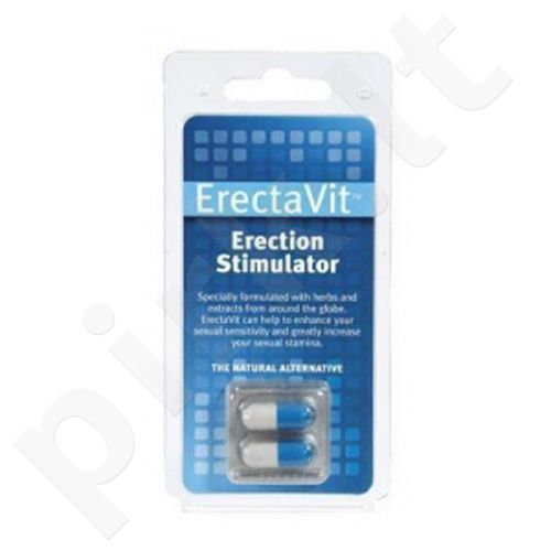Erectavit 2 kaps. - erekcijos stimuliavimui