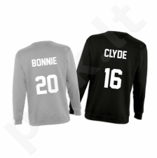 Džemperių komplektas "Bonnie & Clyde" su pasirinktais skaičiais