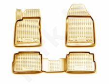 Guminiai kilimėliai 3D OPEL Vectra 2002-2008, sed., hb, 4 pcs. /L51023B /beige