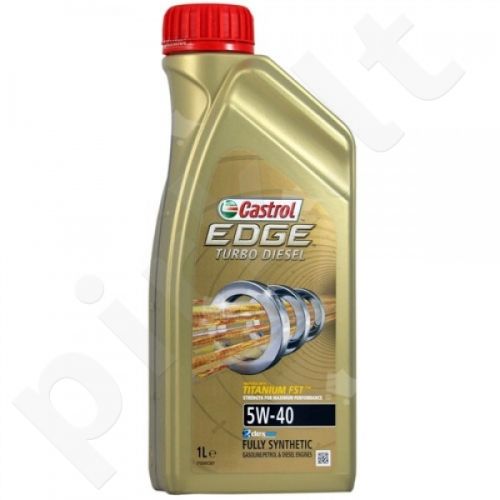 Variklio alyva CASTROL EDGE FST Turbo Diesel Titanium 5W40 1L