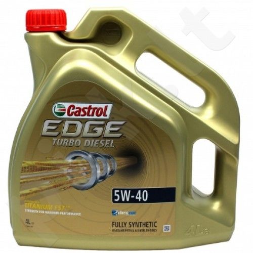 Variklio alyva CASTROL EDGE FST Turbo Diesel Titanium 5W40 4L