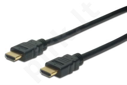 Kabelis Digitus HDMI Highspeed Ethernet V1.4 3D GOLD Typ A M/M 5.0m