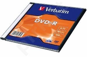 DVD-R Verbatim [ slim jewel case 100 | 4,7GB | 16x ]