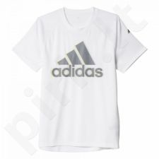 Marškinėliai treniruotėms Adidas BASE Plain Tee Logo M AJ5779
