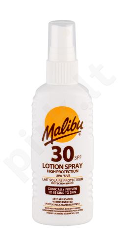 Malibu Lotion Spray, Sun kūno losjonas moterims ir vyrams, 100ml