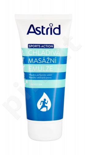 Astrid Sports Action, Cooling Massage Emulsion, masažui moterims, 200ml