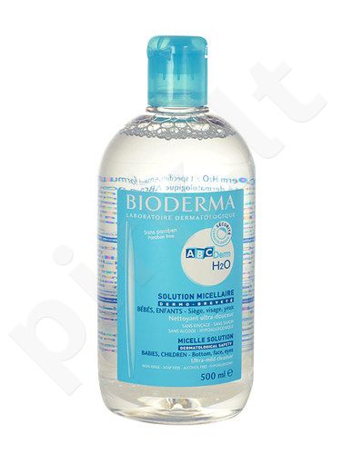 BIODERMA ABCDerm, H2O Micellar Water, micelinis vanduo vaikams, 500ml