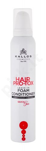 Kallos Cosmetics Hair Pro-Tox, Leave-In Foam, kondicionierius moterims, 200ml