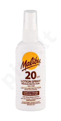 Malibu Lotion Spray, Sun kūno losjonas moterims ir vyrams, 100ml