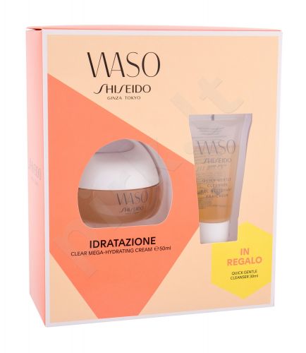 Shiseido Clear Mega, Waso, rinkinys dieninis kremas moterims, (Daily Facial Care 50 ml + Quick Gentle prausiklis 30 ml)