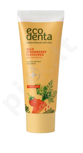 Ecodenta Toothpaste, Wild Strawberry Flavoured, dantų pasta vaikams, 75ml