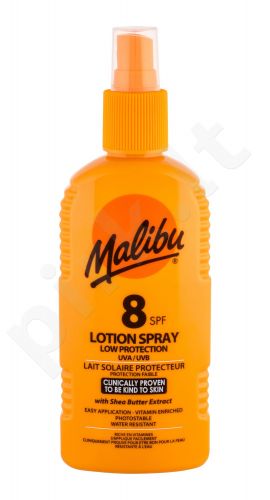 Malibu Lotion Spray, Sun kūno losjonas moterims ir vyrams, 200ml