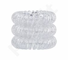 Invisibobble The Traceless Hair Ring, plaukų Ring moterims, 3pc, (Sparkling Clear)