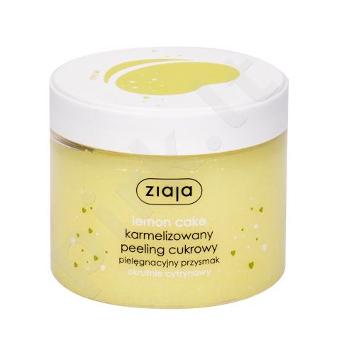 Ziaja Lemon Cake, Sugar Body Scrub, kūno pilingas moterims, 300ml