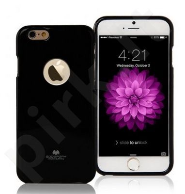 Apple iPhone 6/6S dėklas JELLY hool Mercury juodas