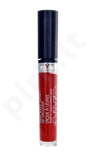 NYC New York Color Expert Last, Lip Lacquer, lūpdažis moterims, 3,7ml, (500 Rockaway Ruby)