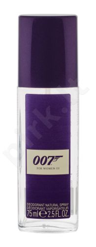 James Bond 007 James Bond 007, For Women III, dezodorantas moterims, 75ml