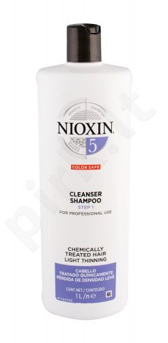 Nioxin System 5, Cleanser Color Safe, šampūnas moterims, 1000ml