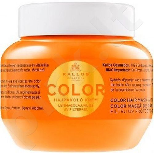 Kallos Cosmetics Color, plaukų kaukė moterims, 275ml