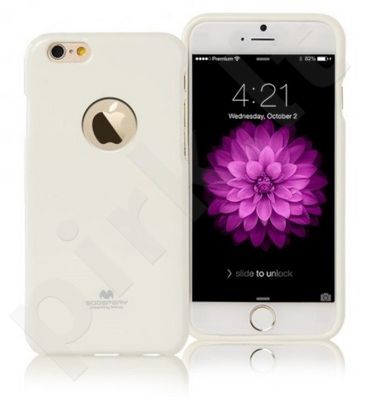 Apple iPhone 6/6S  Plus dėklas JELLY hool Mercury baltas