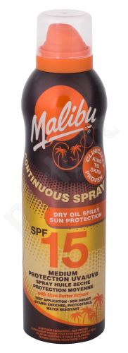 Malibu Continuous Spray, Dry Oil, Sun kūno losjonas moterims, 175ml