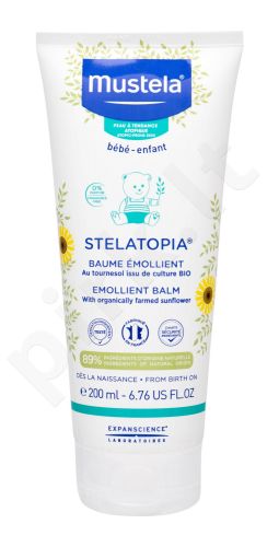 Mustela Bébé Stelatopia, Emollient Balm, kūno balzamas vaikams, 200ml