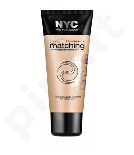 NYC New York Color Skin Matching Foundation Makeup, kosmetika moterims, 30ml, (686 Light)