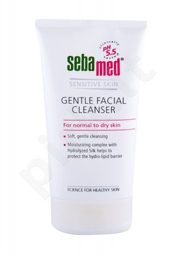 SebaMed Sensitive Skin, Gentle Facial Cleanser, prausiamoji želė moterims, 150ml