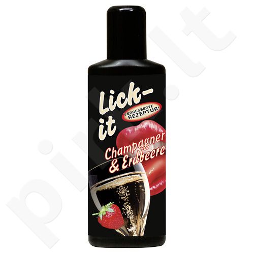 Lick it - Šampanas ir braškė