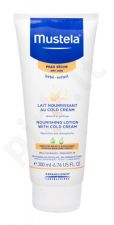 Mustela Bébé, Nourishing Lotion With Cold Cream, kūno losjonas vaikams, 200ml