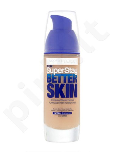 Maybelline Superstay, Better Skin, makiažo pagrindas moterims, 30ml, (010 Ivory)