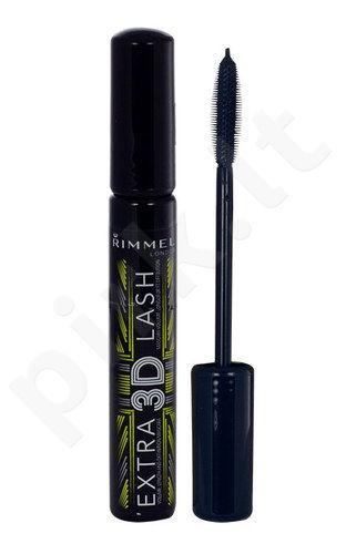 Rimmel London Extra 3D Lash, blakstienų tušas moterims, 8ml, (003 Extreme Black)