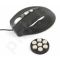 Optinė pelė Esperanza EM118 skirta žaidėjams USB| 800/1600/2400 DPI |9D
