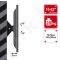 4World LCD/PDP sieninis laikiklis 10-22'', palenkimas 15° TV svoris iki 20kg BLK