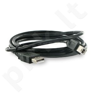 4World Kabelis USB 2.0 tipas A-B M/M 1.8m juodas