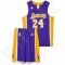 Komplektas krepšininkui Adidas Los Angeles Lakers Kobe Bryant M Replica Junior AC0558
