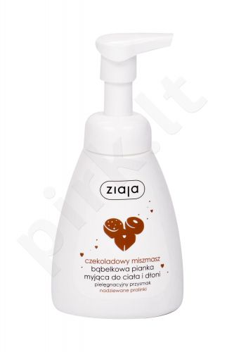 Ziaja Chocolate Mix, Hands & Body Foam Wash, skystas muilas moterims, 250ml