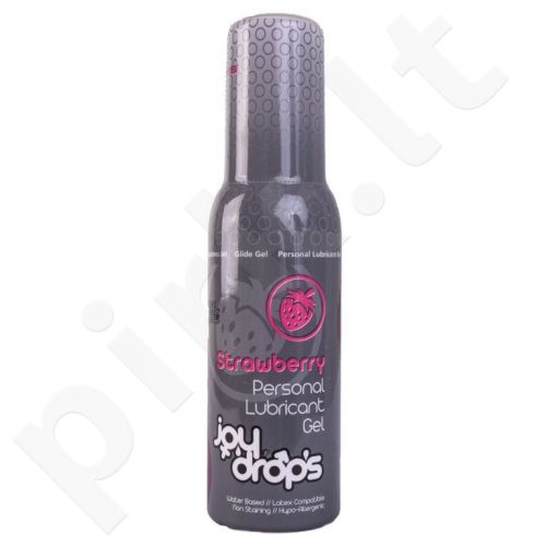 Braškinis lubrikantas-kremas Joy Drops (100ml)