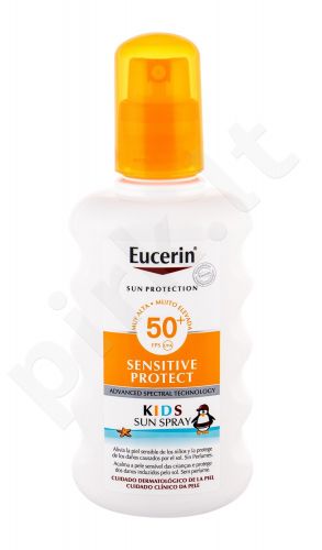 Eucerin Sun Kids Sensitive Protect, Sun Spray, Sun kūno losjonas vaikams, 200ml