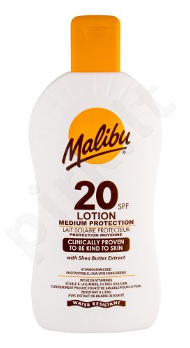 Malibu Lotion, SPF20, Sun kūno losjonas moterims ir vyrams, 400ml