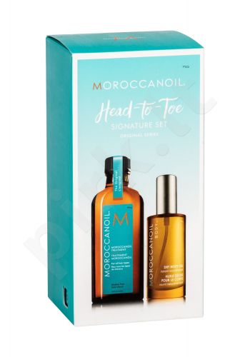 Moroccanoil Treatment, rinkinys plaukų aliejus ir serumas moterims, (plaukų Oil 100 ml + Dry kūno aliejus 50 ml)