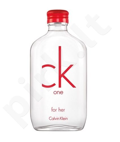 Calvin Klein CK One, Red Edition, tualetinis vanduo moterims, 100ml